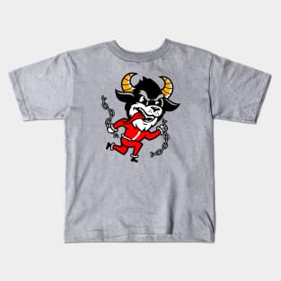 Krampus Mascot Logo Kids T-Shirt